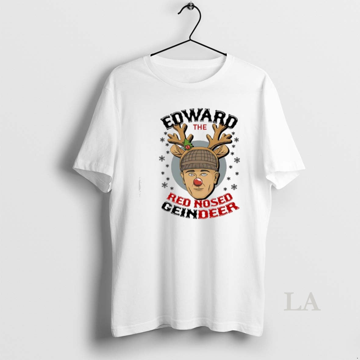 Original Ed Gein Edward The Red Nose Reindeer Christmas T-Shirts, Hoodie, Sweatshirt | InkNestWear.com