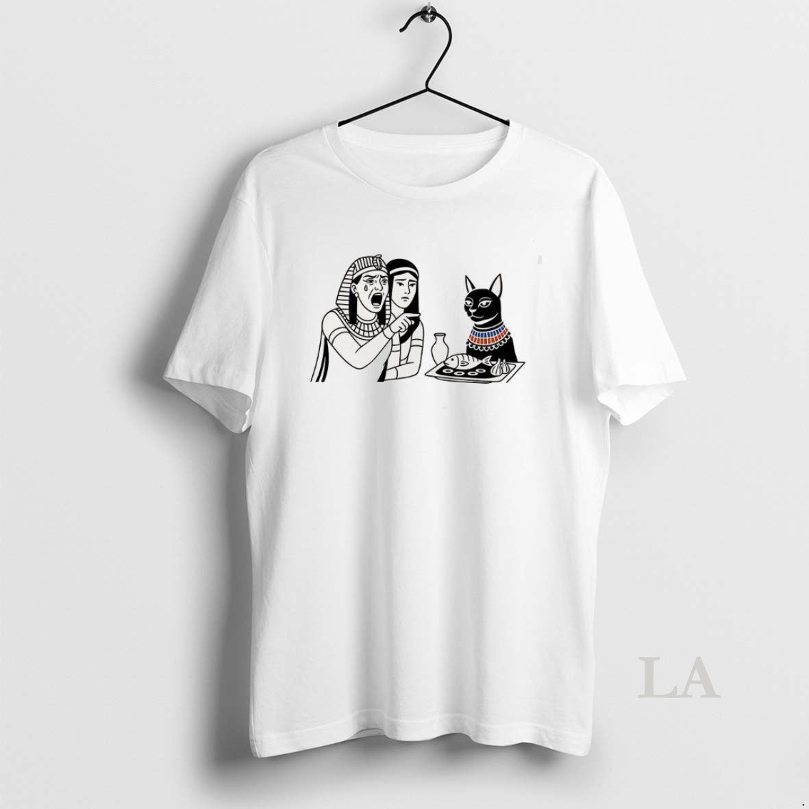 Original Egyptian Woman Yelling At A Cat Goddess Bastet Meme T-Shirts, Hoodie, Sweatshirt | InkNestWear.com