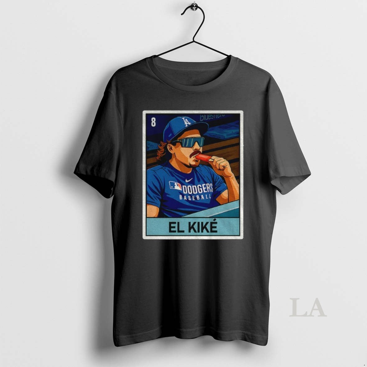 Original El Kike Enrique Hernandez Eat Hot Dog Los Angeles Dodgers Mlb Baseball 2025 Card T-Shirts, Hoodie, Sweatshirt
