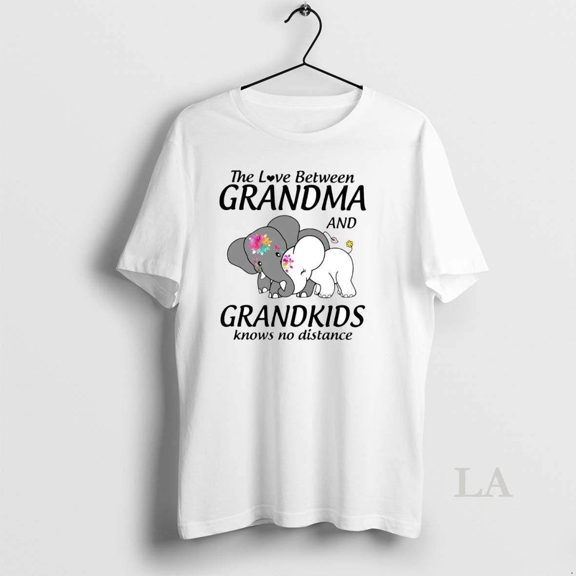 Original Elephant The Love Between Grandma And Grandkids Knows No Distance T-Shirts, Hoodie, Sweatshirt | InkNestWear.com