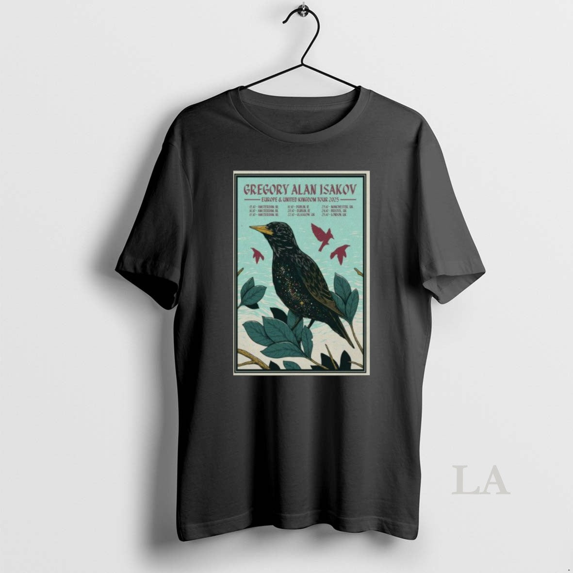 Original Europe And United Kingdom Tour 2025 Gregory Alan Isakov Long Sleve