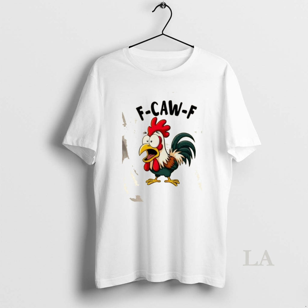 Original F Caw F Rooster Screaming Chicken Clucking Cartoon T-Shirts, Hoodie, Sweatshirt | InkNestWear.com