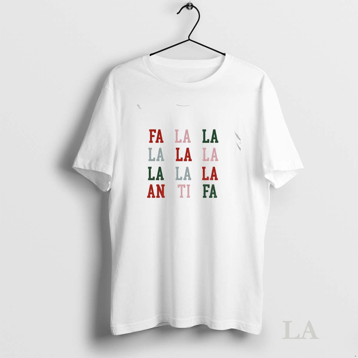 Original Fa La La La Antifa Anti Fascism Political Protest Christmas T-Shirts, Hoodie, Sweatshirt | InkNestWear.com