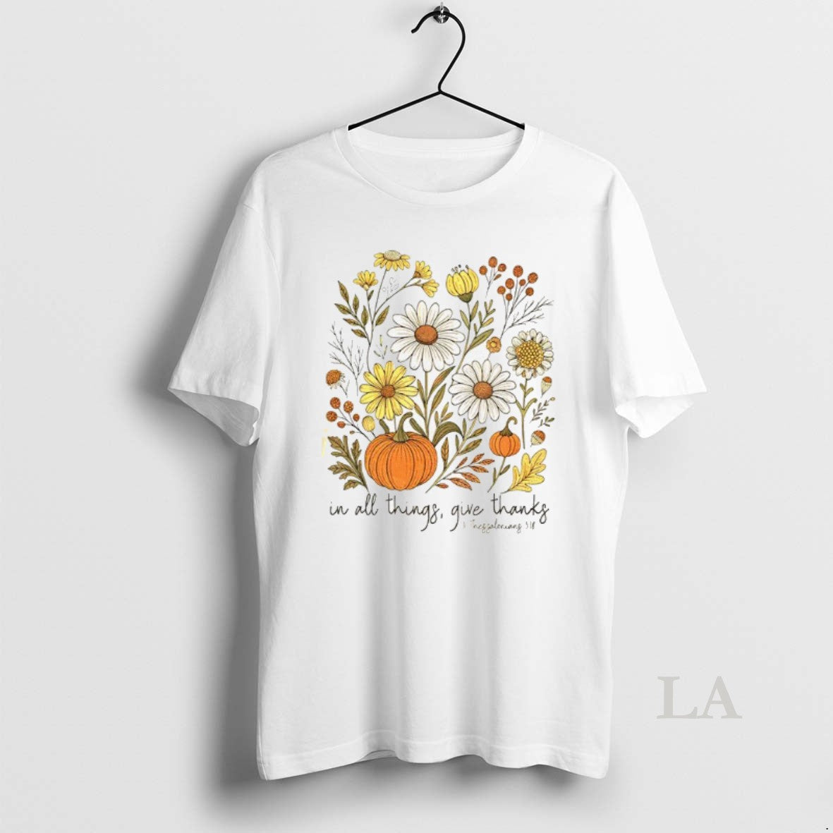 Original Fall Floral Christian Give Thanks Boho Thanksgiving Bible Verse T-Shirts, Hoodie, Sweatshirt | InkNestWear.com