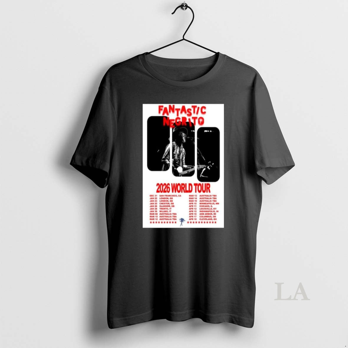 Original Fantastic Negrito 2026 World Tour Long Sleve T-Shirts, Hoodie, Sweatshirt | InkNestWear.com