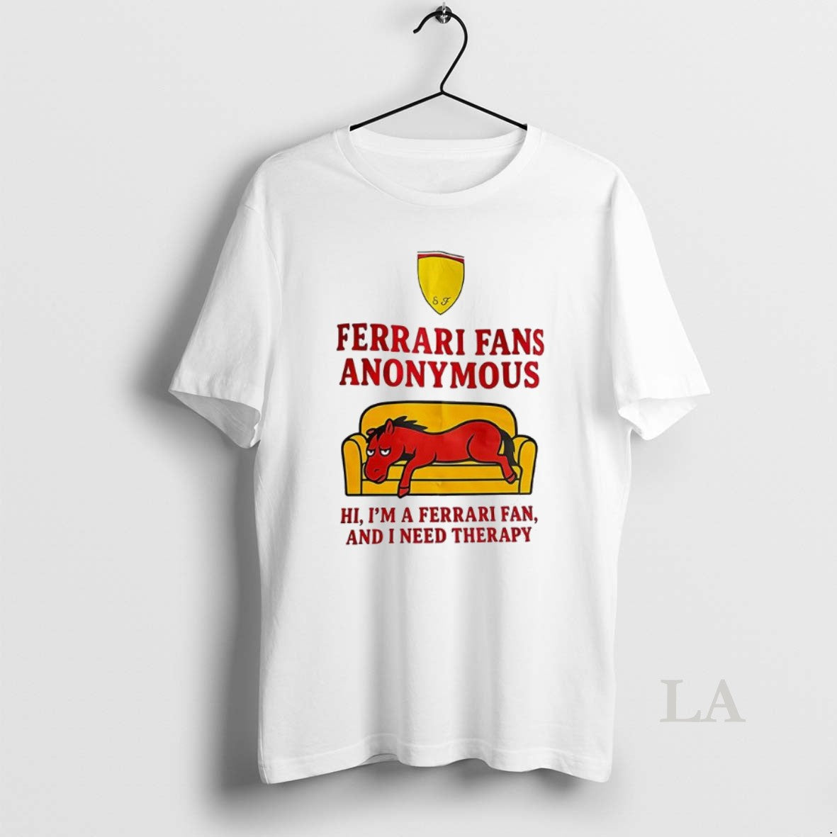 Original Ferrari Fans Anonymous Hi Im A Ferrari Fan T-Shirts, Hoodie, Sweatshirt | InkNestWear.com
