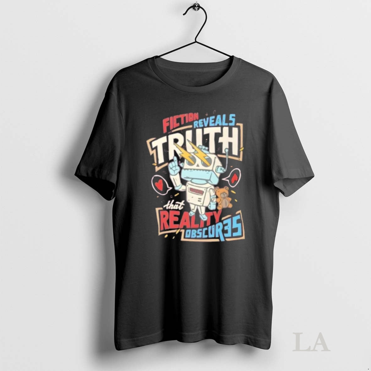 Original Fiction Reveals Truth Sci Fi Robot T-Shirts, Hoodie, Sweatshirt | InkNestWear.com