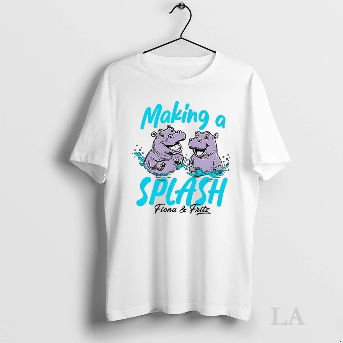 Original Fiona And Fritz Making A Splash Hippo T-Shirts, Hoodie, Sweatshirt | InkNestWear.com