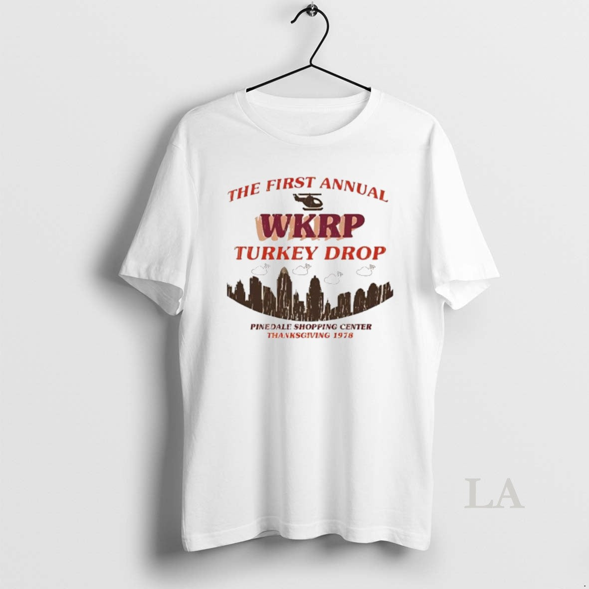 Original First Annual Wkrp Turkey Drop Pinedale Shopping Center Thanksgiving 1978 T-Shirts, Hoodie, Sweatshirt