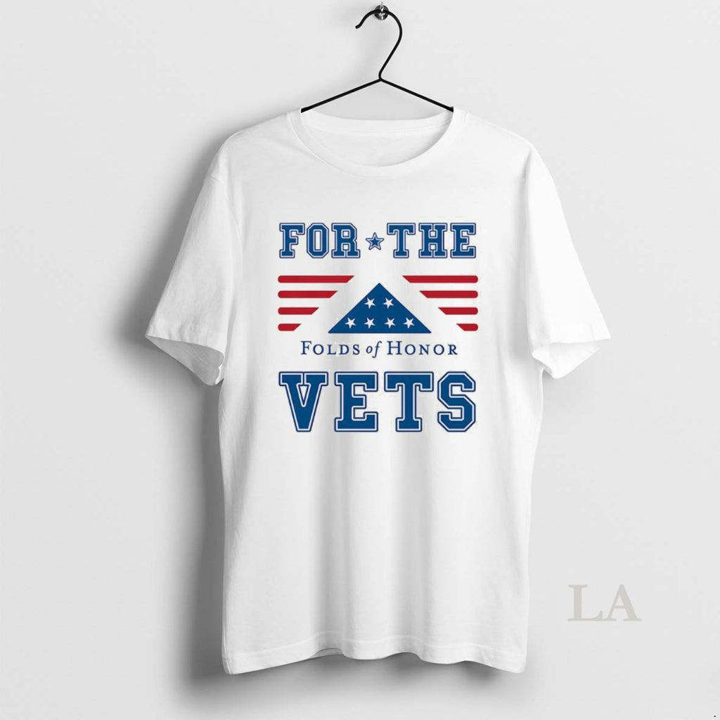 Original For The Vets Folds Of Honor Flag Logo T-Shirts, Hoodie, Sweatshirt | InkNestWear.com