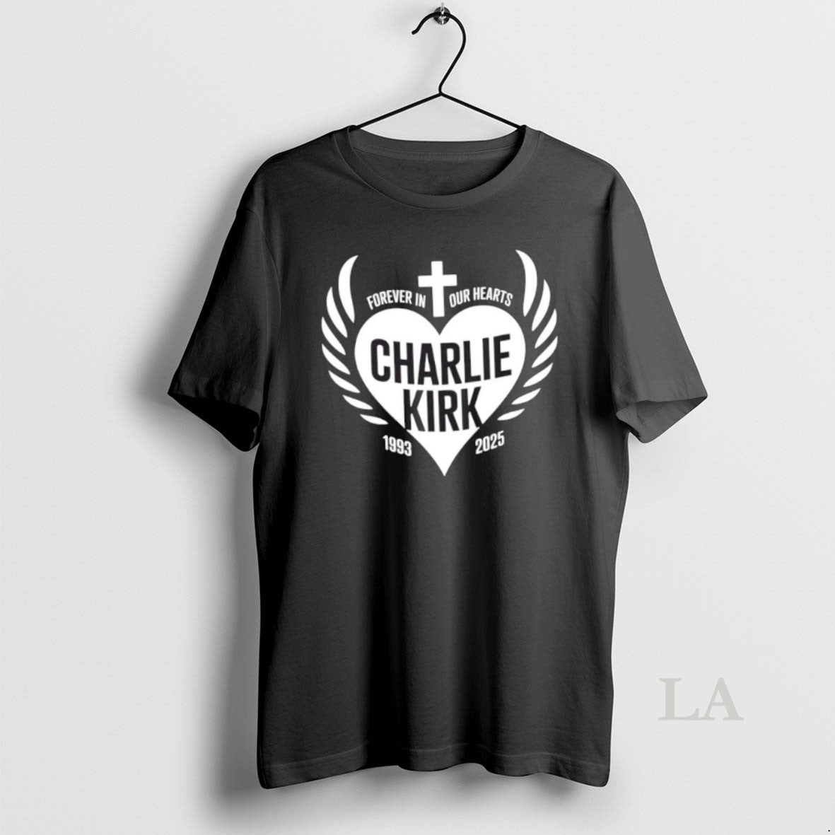 Original Forever In Our Hearts Charlie Kirk 1993 2025 T-Shirts, Hoodie, Sweatshirt | InkNestWear.com