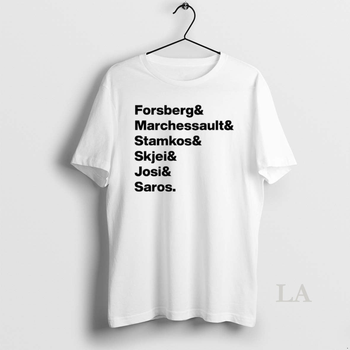 Original Forsberg Marchessault Stamkos Skjei Josi Saros T-Shirts, Hoodie, Sweatshirt | InkNestWear.com