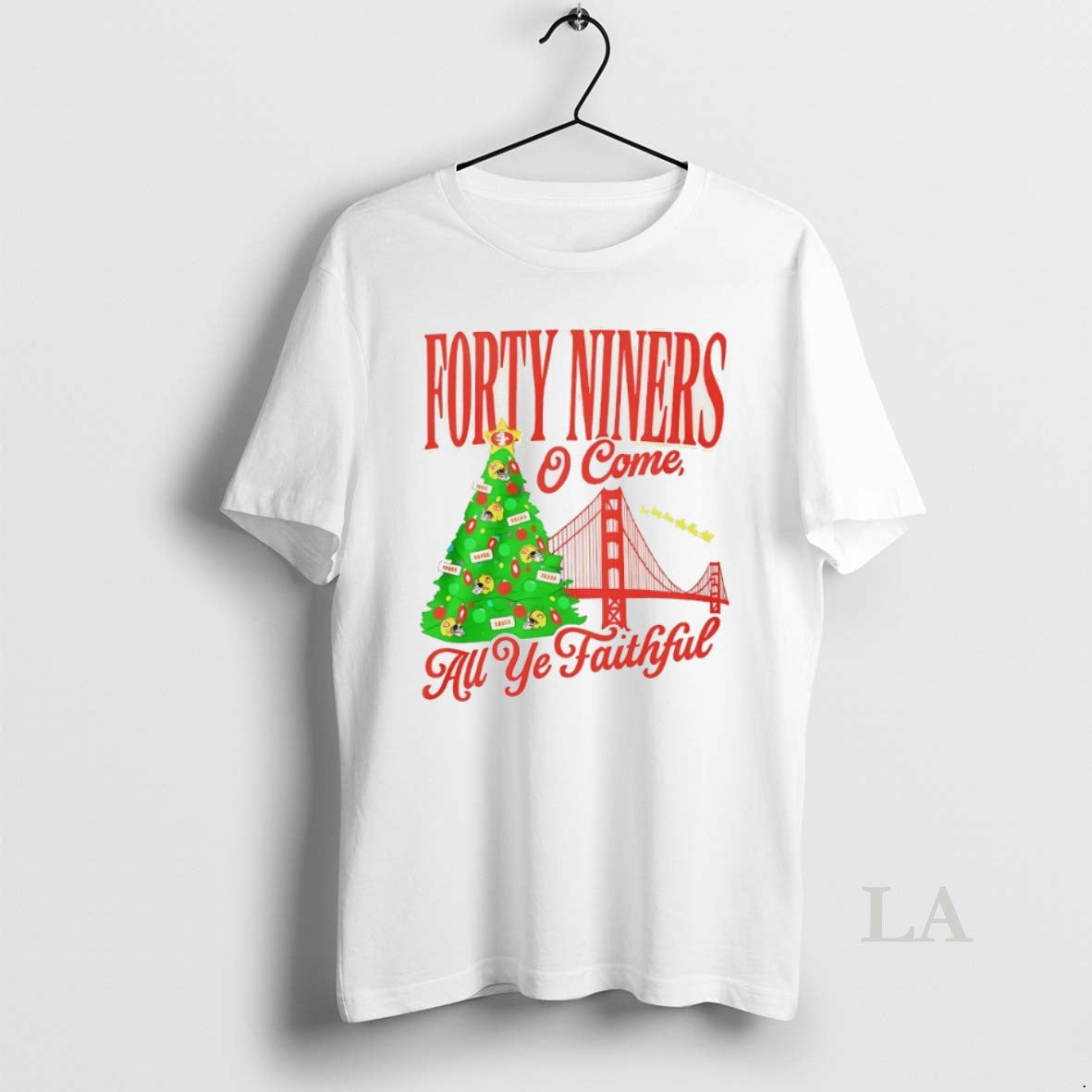 Original Forty Niners O Come All Ye Faithful Sf 49ers Christmas T-Shirts, Hoodie, Sweatshirt | InkNestWear.com