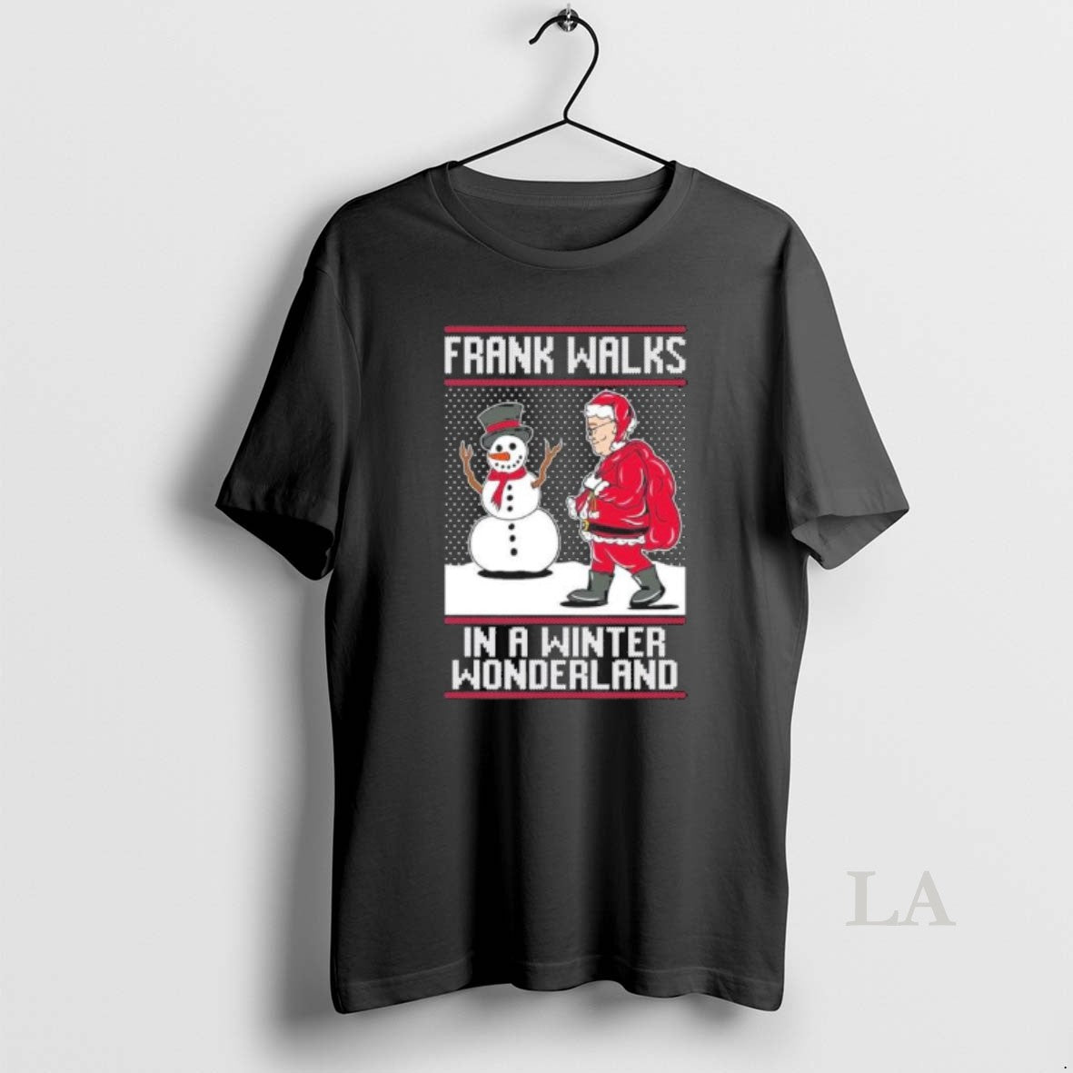 Original Frank Walks In A Winter Wonderland Chrsitmas T-Shirts, Hoodie, Sweatshirt | InkNestWear.com