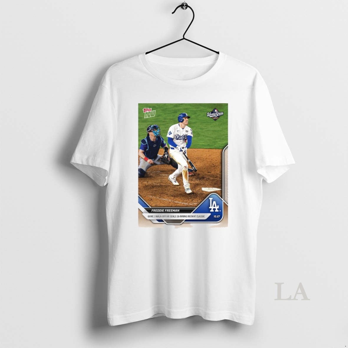 Original Freddie Freeman Los Angeles Dodgers 2025 Mlb Topps Game 3 Walk Off Hr Seals T-Shirts, Hoodie, Sweatshirt