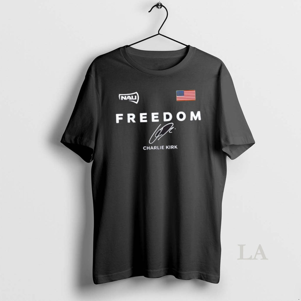 Original Freedom Charlie Kirk X Northern Arizona Lumberjacks Its All About Jesus 2 Sided T-Shirts, Hoodie, Sweatshirt