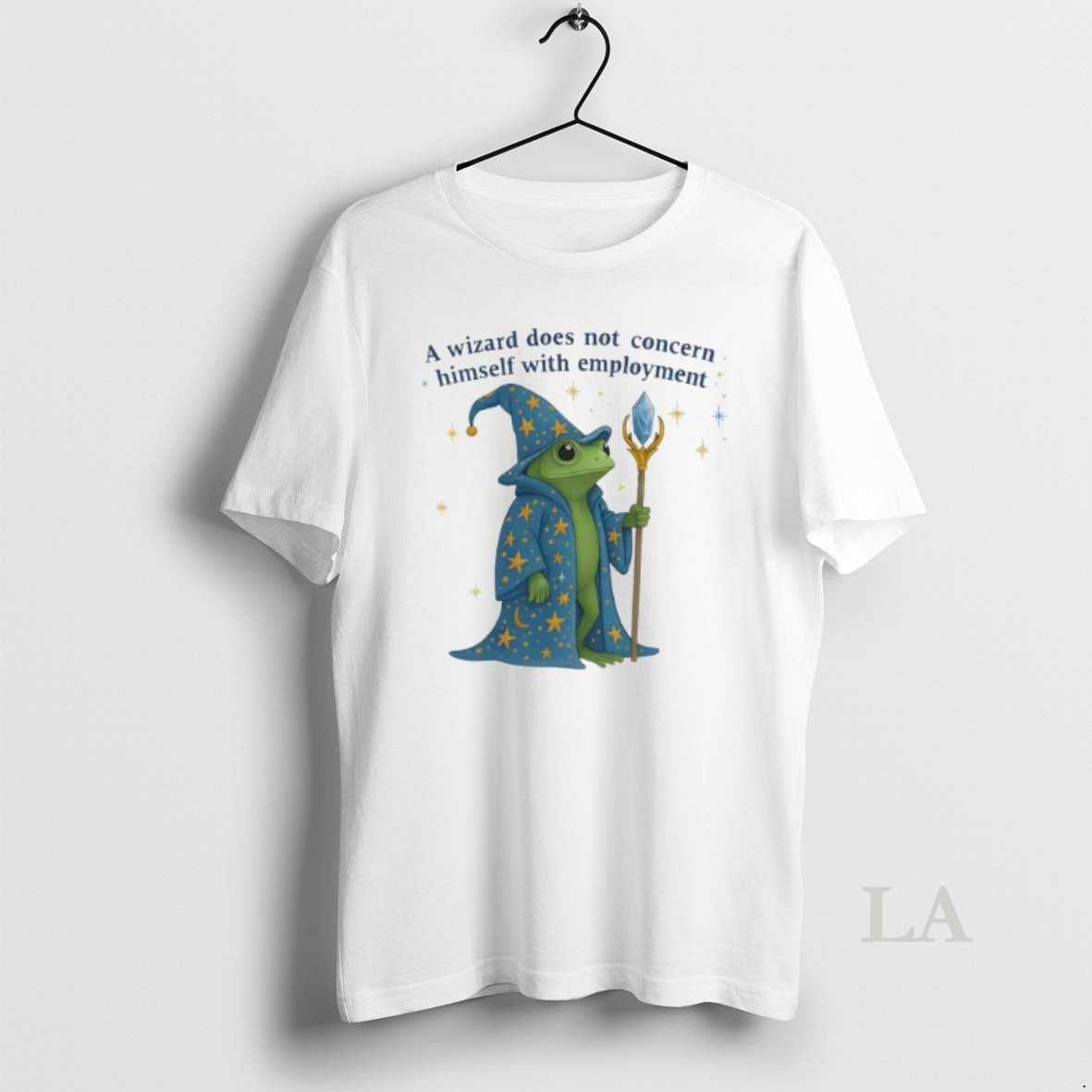 Original Frog Wizard Does Not Concern Himself Employment T-Shirts, Hoodie, Sweatshirt