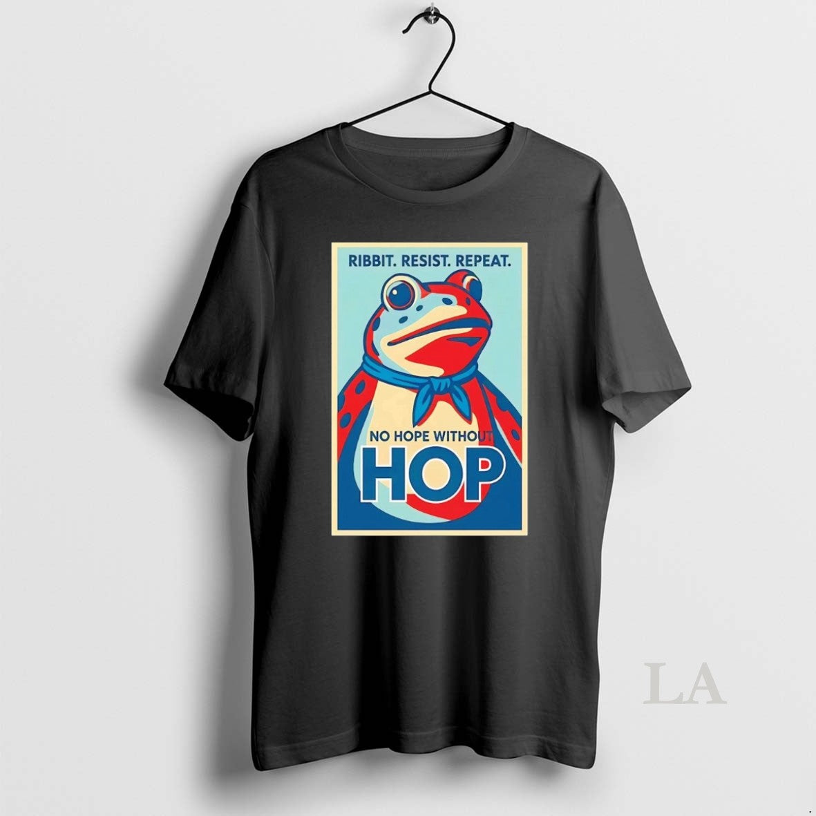 Original Frog Ribbit Resist Repeat No Hope Without Hop T-Shirts, Hoodie, Sweatshirt | InkNestWear.com