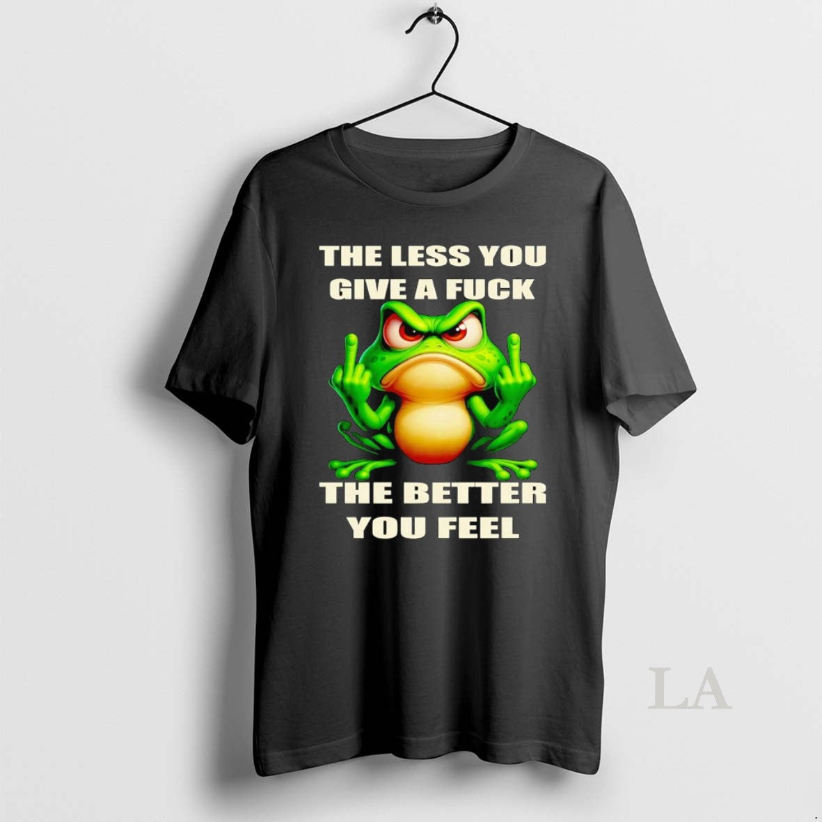 Original Frog The Less You Give A Fuck The Better You Feel T-Shirts, Hoodie, Sweatshirt | InkNestWear.com