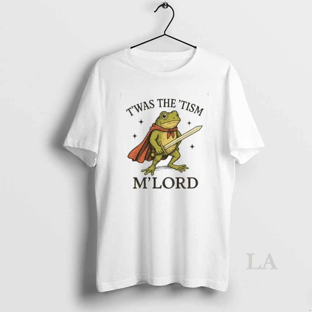 Original Frog With A Sword Twas The Tism Mlord T-Shirts, Hoodie, Sweatshirt | InkNestWear.com