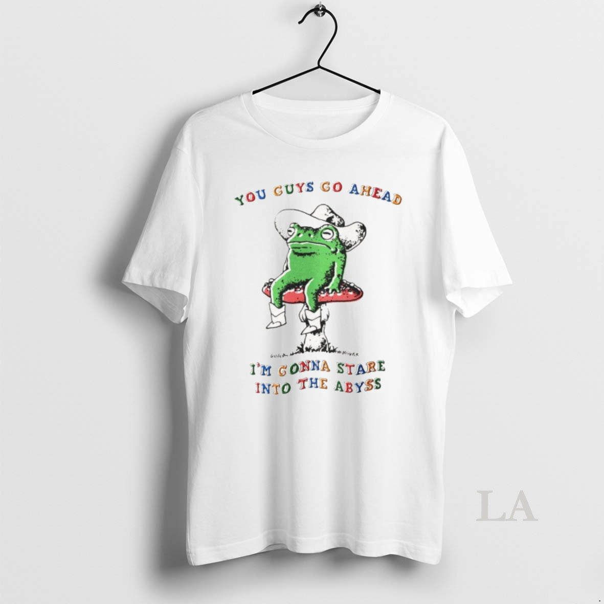 Original Funny Frog You Guys Go Ahead Im Gonna Stare Into The Abyss T-Shirts, Hoodie, Sweatshirt | InkNestWear.com