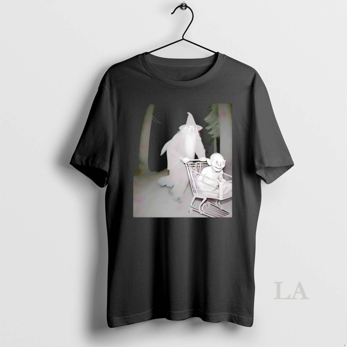Original Gandalf Pushing Gollum In Shopping Cart T-Shirts, Hoodie, Sweatshirt | InkNestWear.com