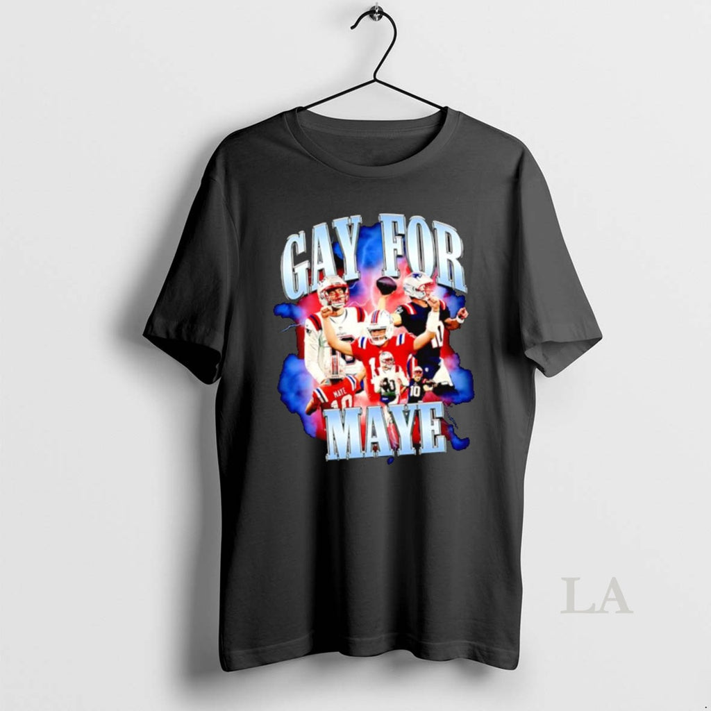 Original Gay For Drake Maye Player Fan Graphic T-Shirts, Hoodie, Sweatshirt | InkNestWear.com