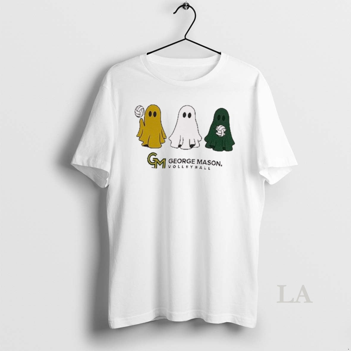 Original George Mason Athletics Ghost Volleyball Mascot Halloween 2025 T-Shirts, Hoodie, Sweatshirt | InkNestWear.com