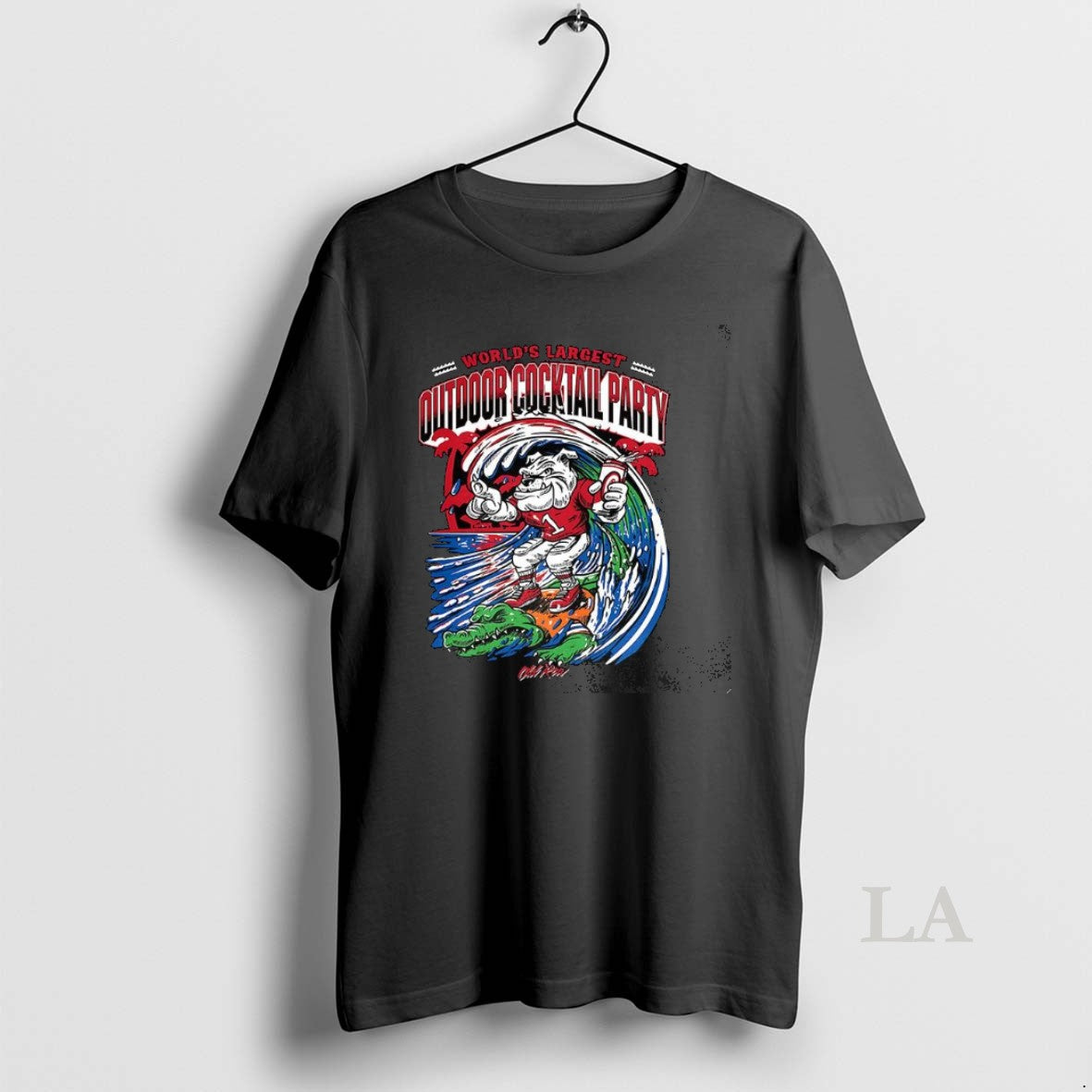 Original Georgia Bulldogs Vs Florida Gators Worlds Largest Outdoor Cocktail Party Mascot T-Shirts, Hoodie, Sweatshirt
