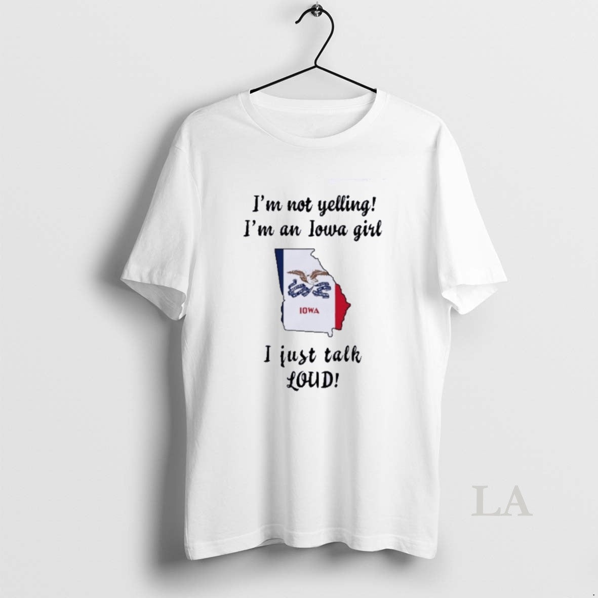 Original Georgia Map Im Not Yelling Im An Iowa Girl I Just Talk Loud T-Shirts, Hoodie, Sweatshirt | InkNestWear.com