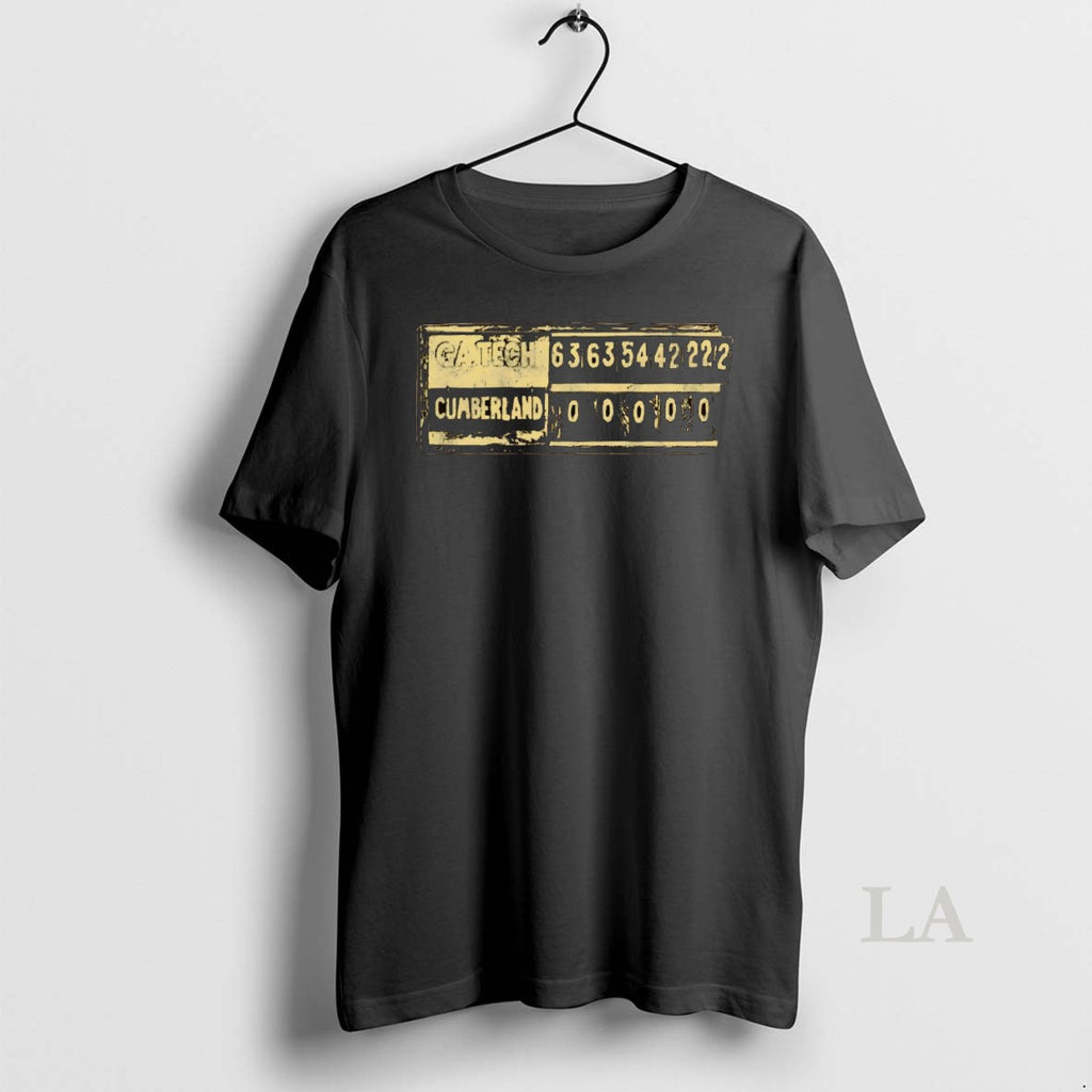 Original Georgia Tech Yellow Jackets Score Cumberland T-Shirts, Hoodie, Sweatshirt | InkNestWear.com