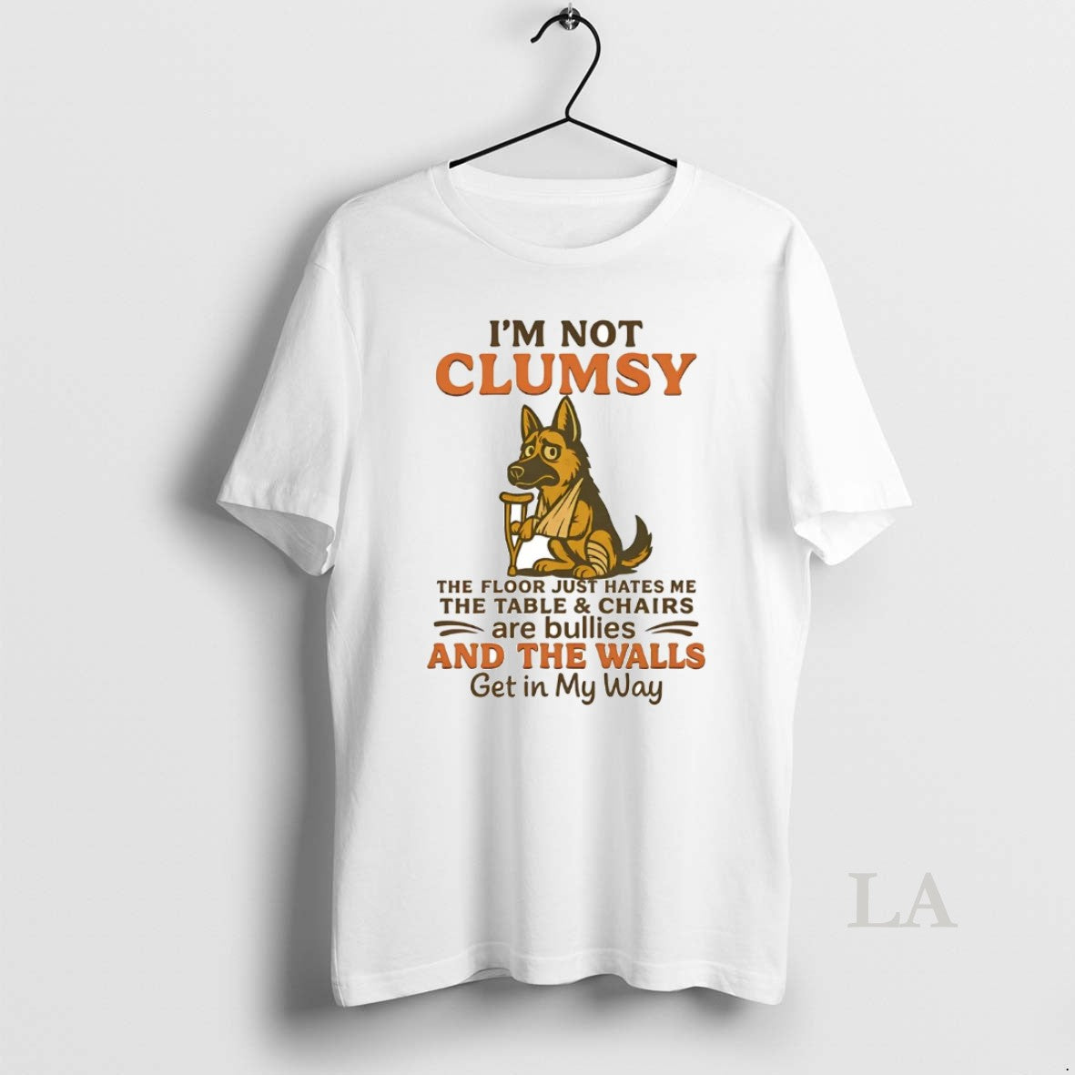 Original German Shepherd Im Not Clumsy And The Walls T-Shirts, Hoodie, Sweatshirt | InkNestWear.com