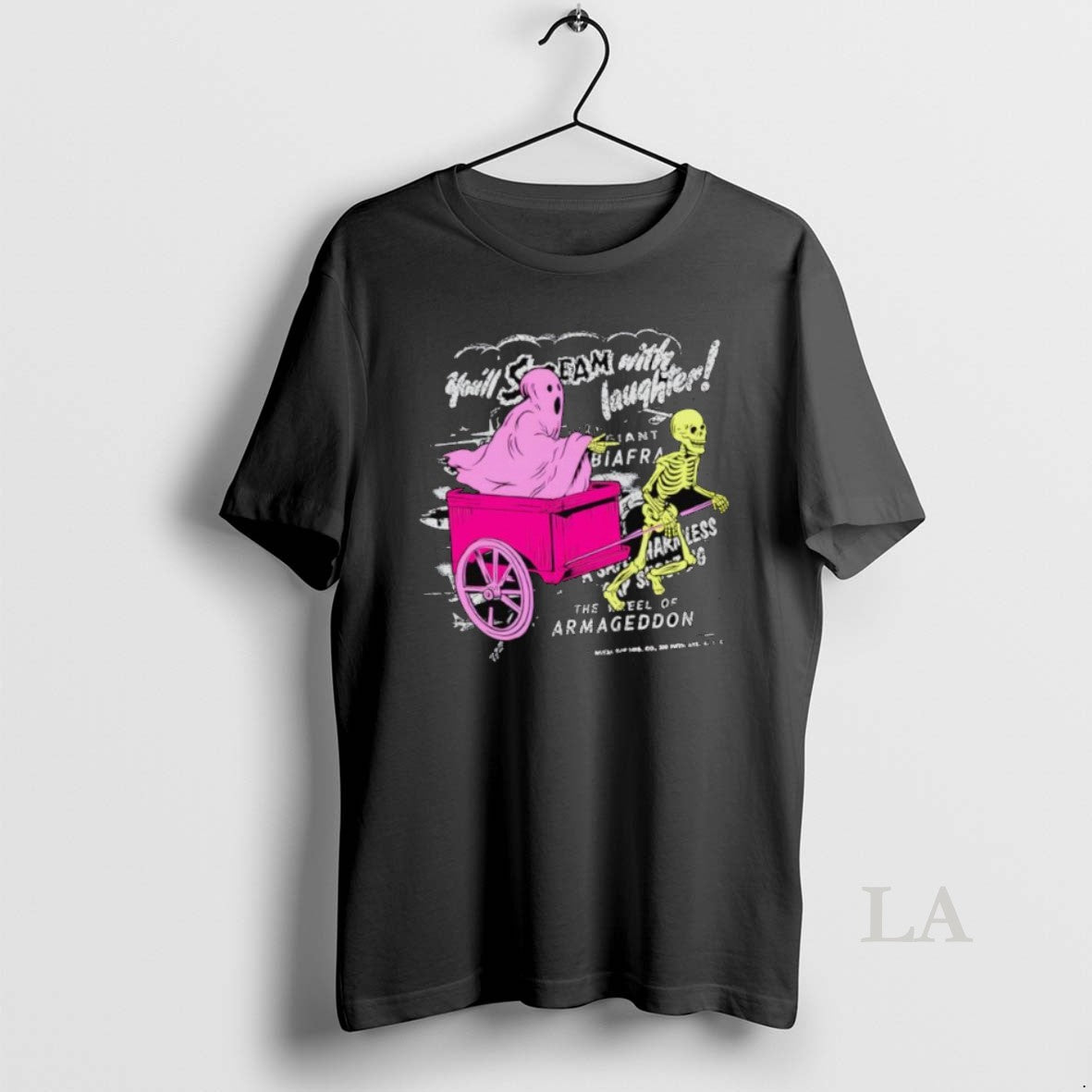 Original Ghost Vs Skeleton Youll Scream With Laughter T-Shirts, Hoodie, Sweatshirt | InkNestWear.com