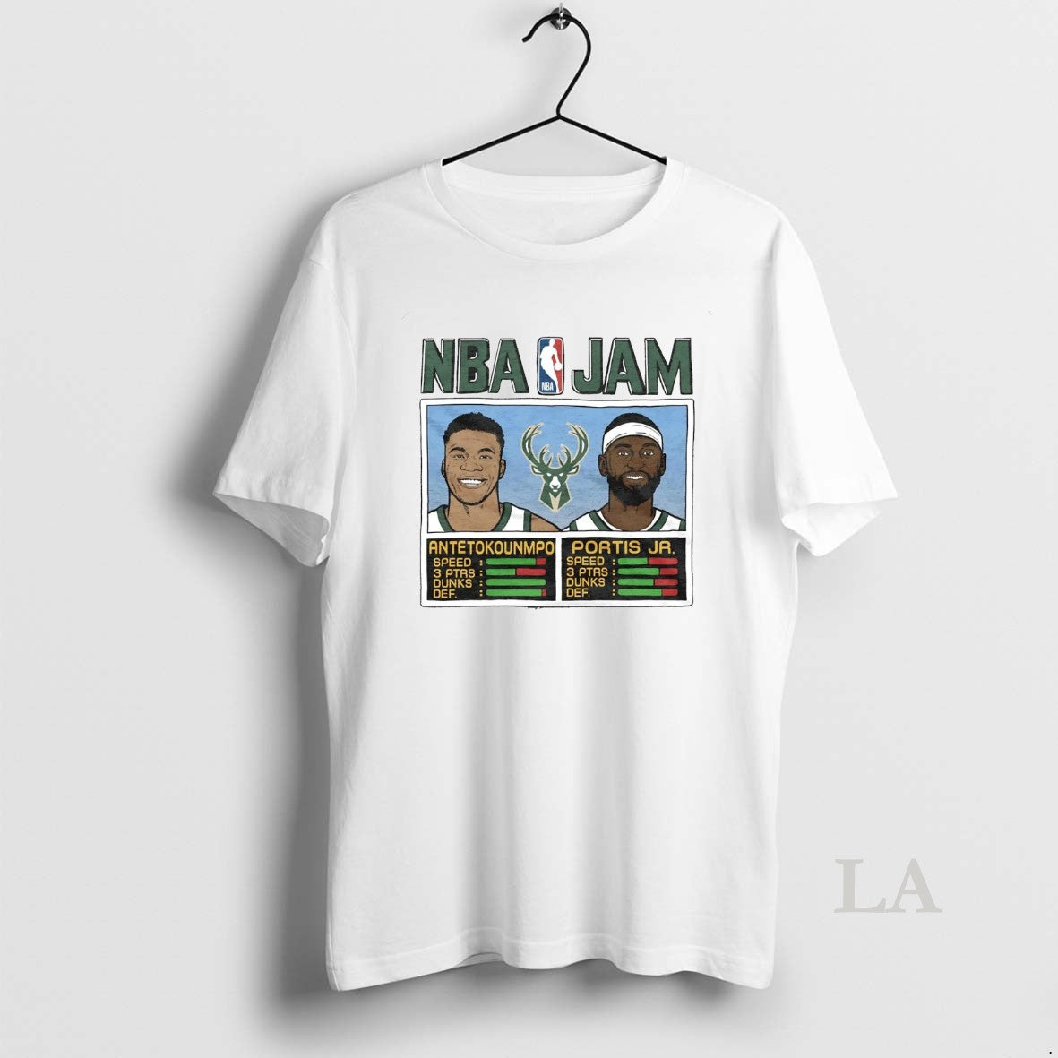 Original Giannis Antetokounmpo And Bobby Portis Jr Nba Jam Milwaukee Bucks T-Shirts, Hoodie, Sweatshirt | InkNestWear.com