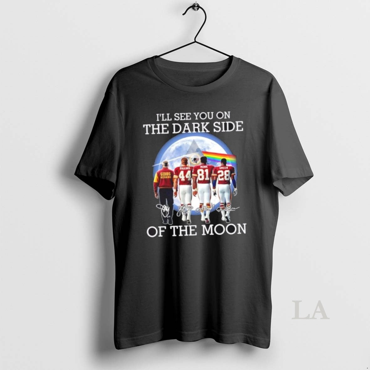 Original Gibbs Redskins And Legends Ill See You On The Dark Side Of The Moon T-Shirts, Hoodie, Sweatshirt | InkNestWear.com