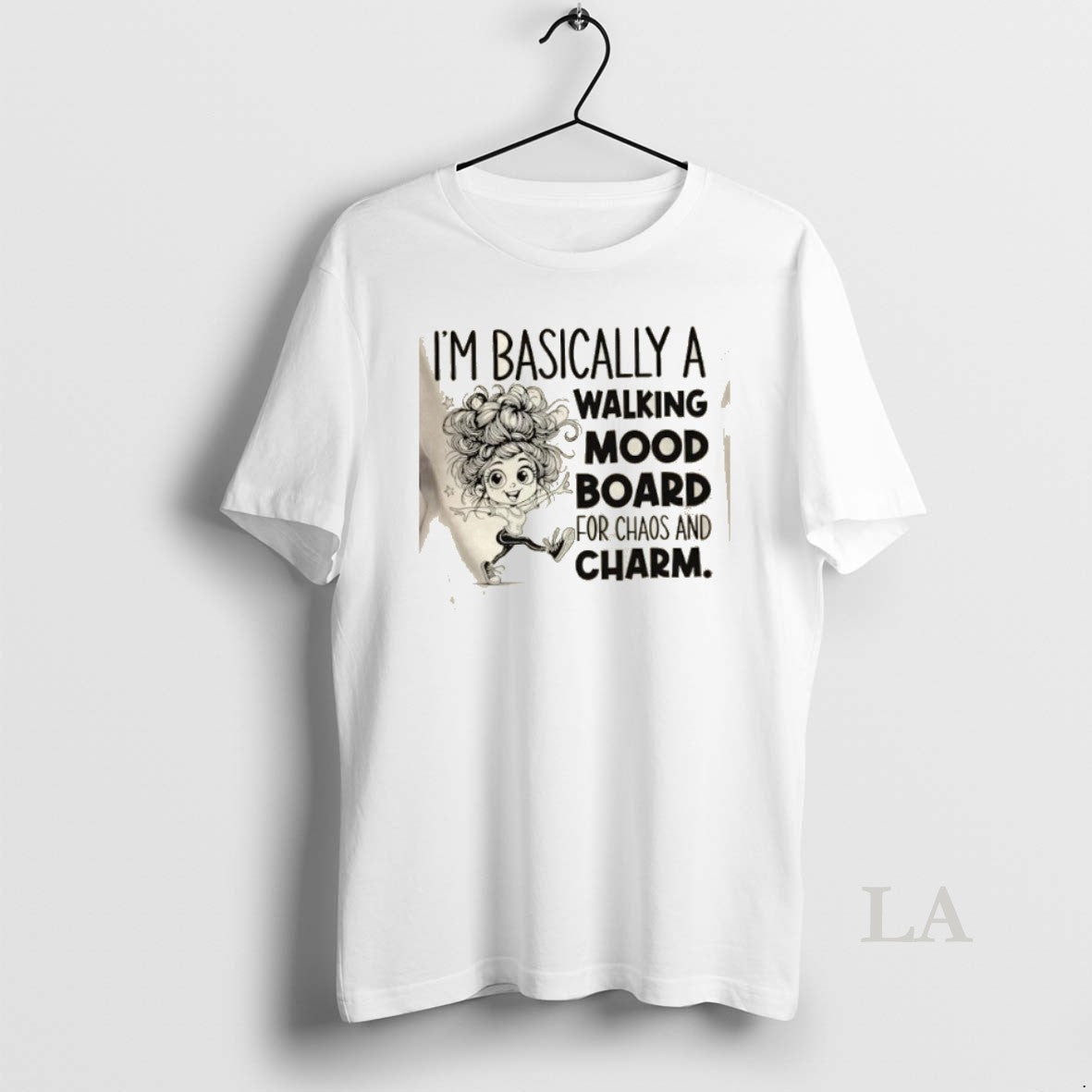 Original Girl Im Basically A Walking Mood Board For Chaos And Charm T-Shirts, Hoodie, Sweatshirt | InkNestWear.com