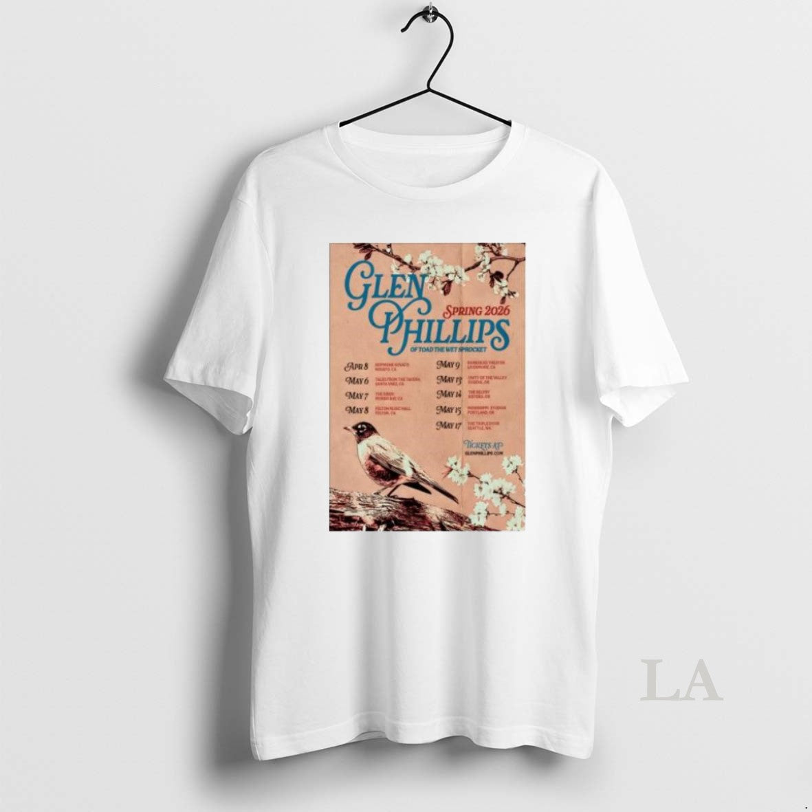 Original Glen Phillips Of Toad The Wet Sprocket Spring 26 Tour T-Shirts, Hoodie, Sweatshirt | InkNestWear.com