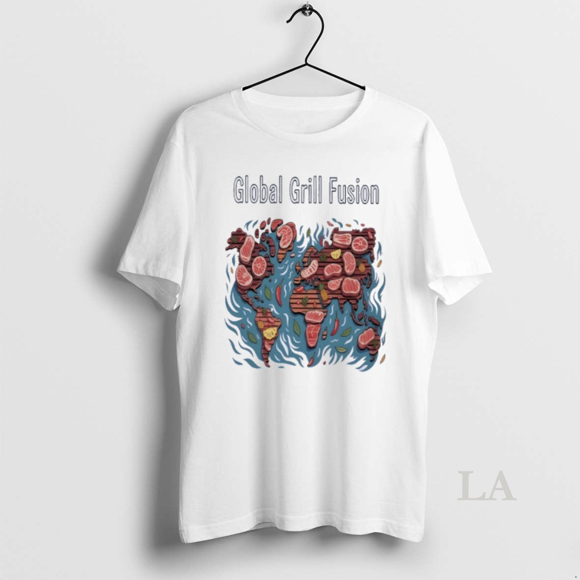Original Global Grill Fusion Meat Map T-Shirts, Hoodie, Sweatshirt | InkNestWear.com