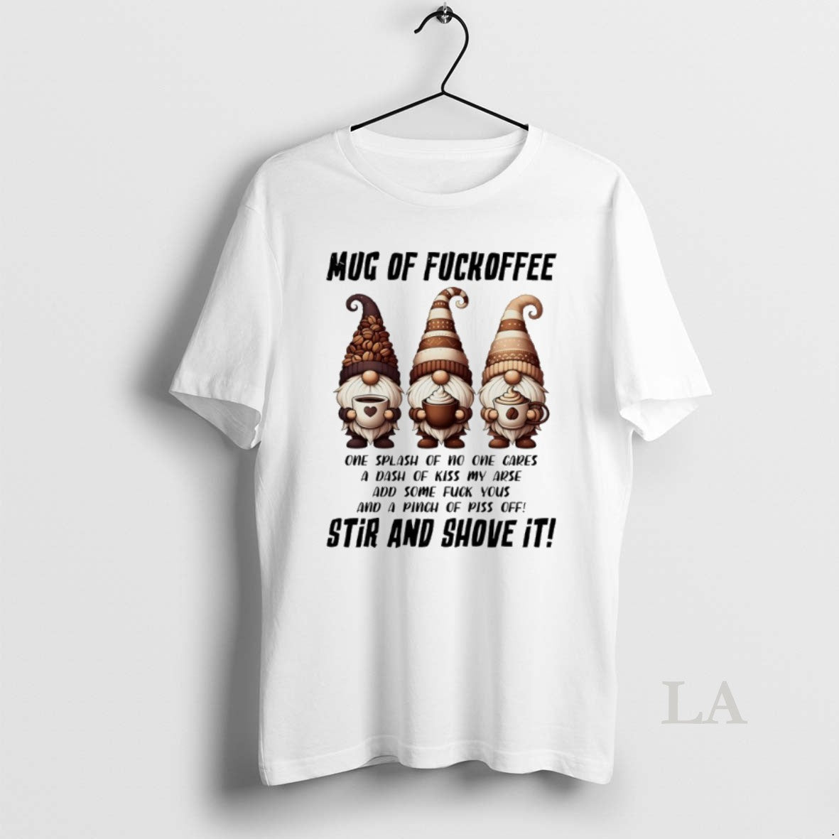 Original Gnome Christmas Of Fuckoffee Stir And Shove It T-Shirts, Hoodie, Sweatshirt | InkNestWear.com