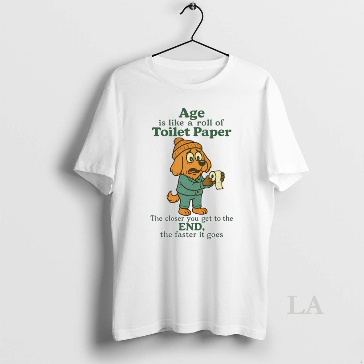 Original Golden Retriever Age Is Like A Roll Of Toilet Paper T-Shirts, Hoodie, Sweatshirt | InkNestWear.com