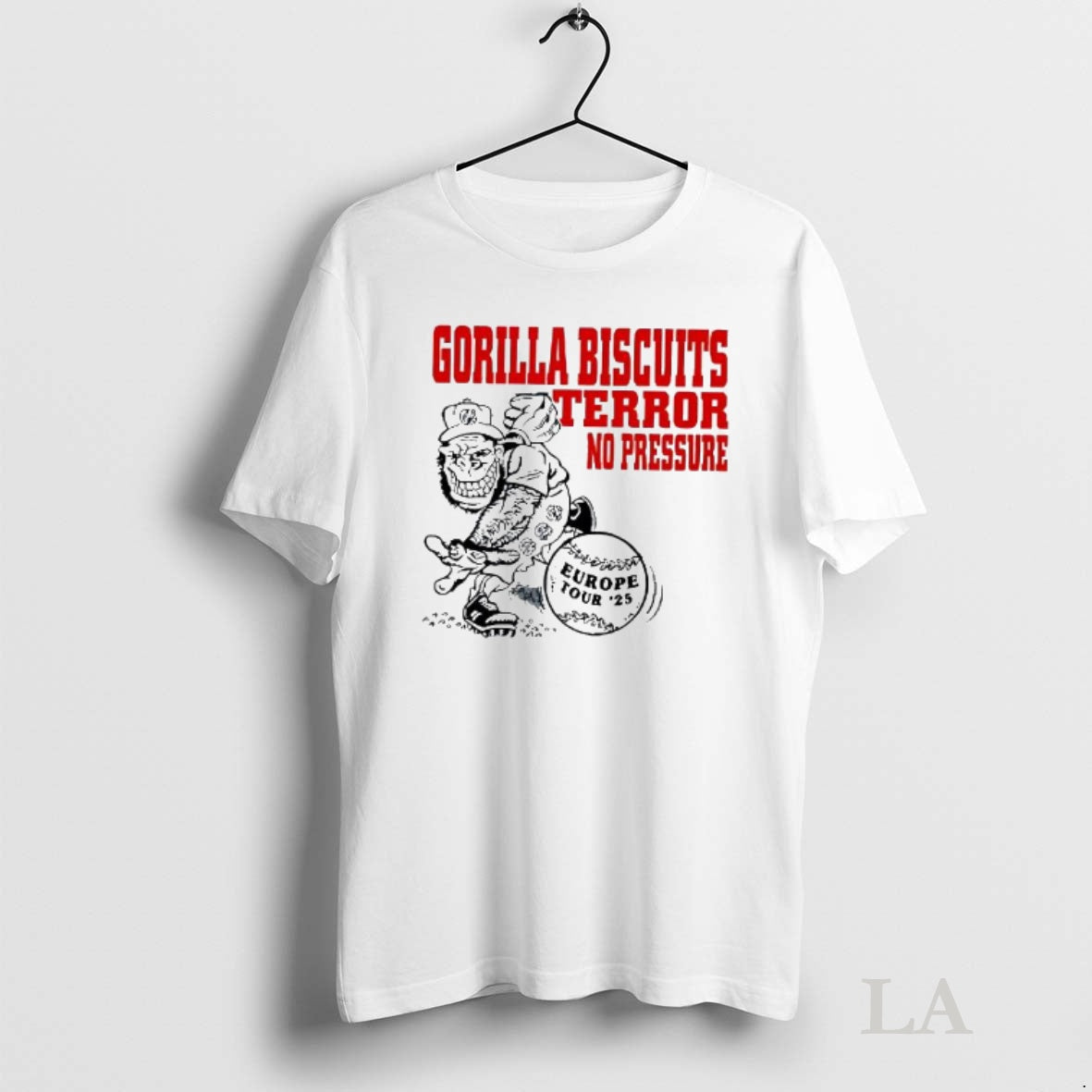 Original Gorilla Biscuits Terror No Pressure Europe Tour 25 T-Shirts, Hoodie, Sweatshirt | InkNestWear.com