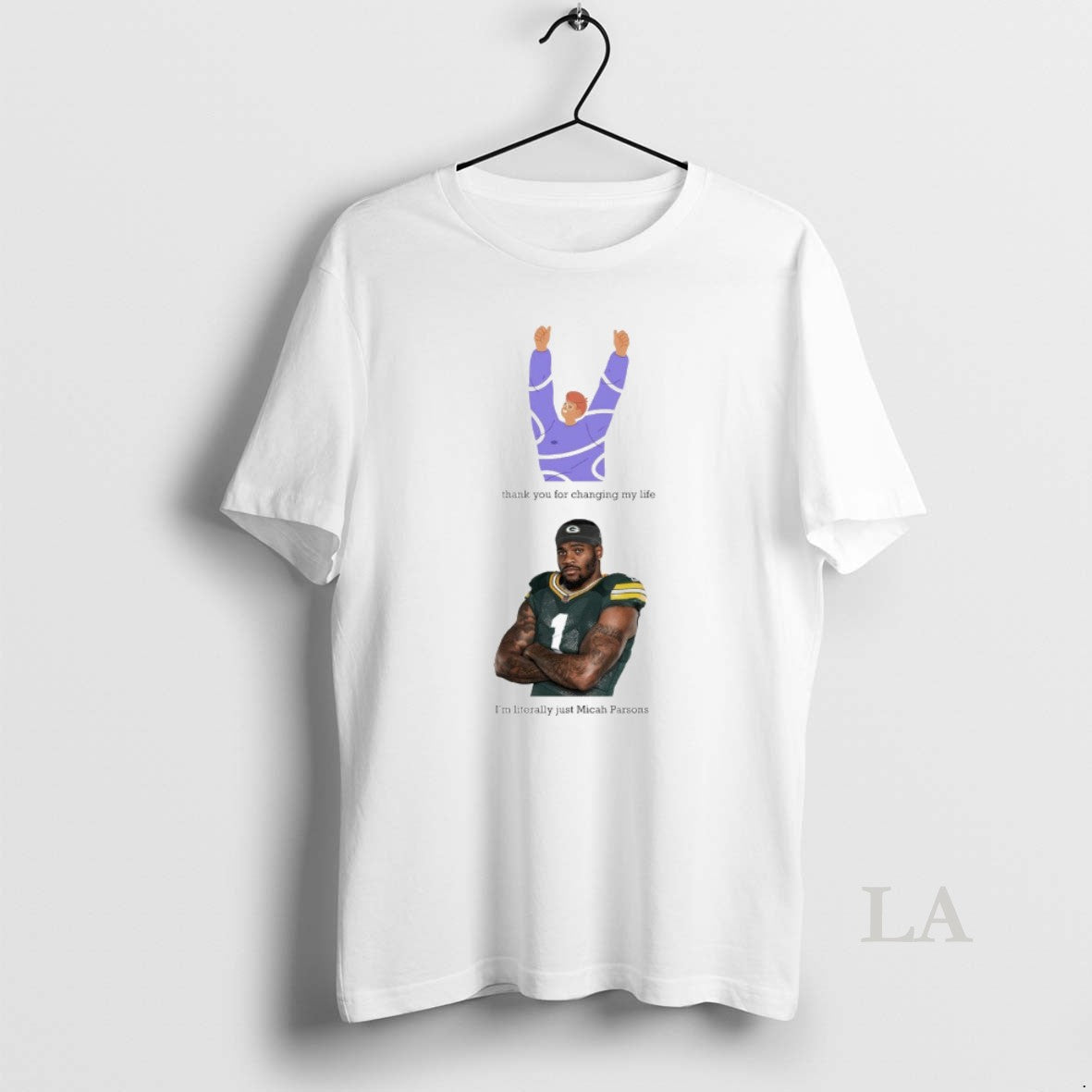 Original Green Bay Packers Thank You For Changing My Life Im Literally Just Micah Parsons T-Shirts, Hoodie, Sweatshirt