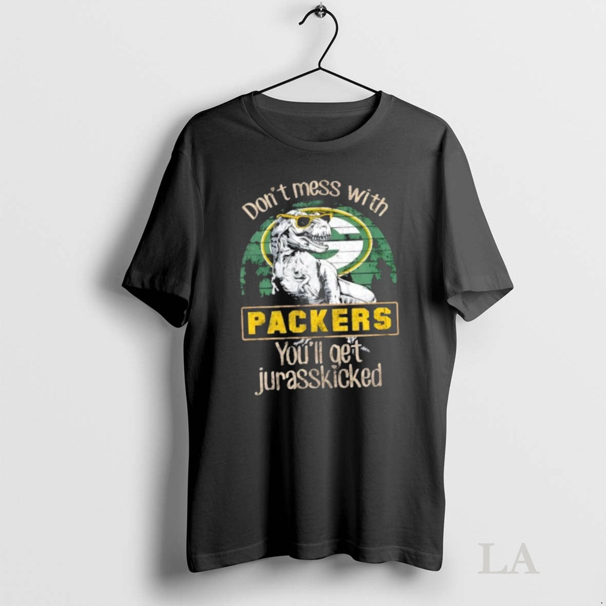 Original Green Bay Packers Dont Mess With Packersaurus Youll Get Jurasskicked T-Shirts, Hoodie, Sweatshirt | InkNestWear.com