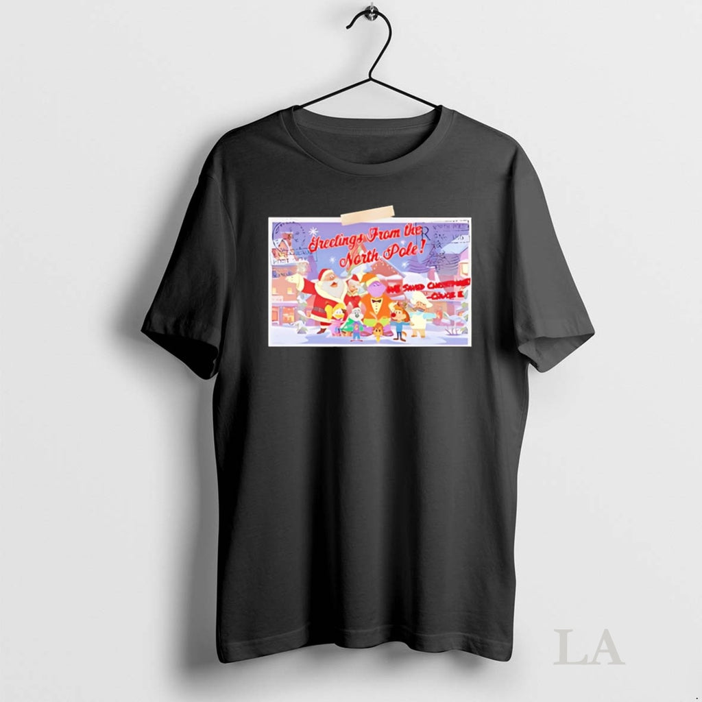 Original Greetings From The North Pole Christmas T-Shirts, Hoodie, Sweatshirt | InkNestWear.com