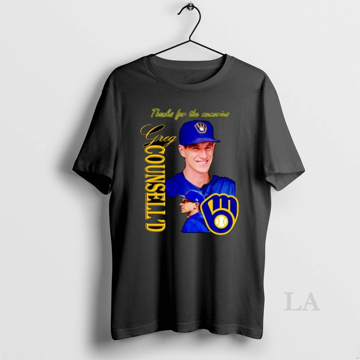 Original Greg Counselld Milwaukee Brewers Thanks For The Memories Ornaments T-Shirts, Hoodie, Sweatshirt | InkNestWear.com