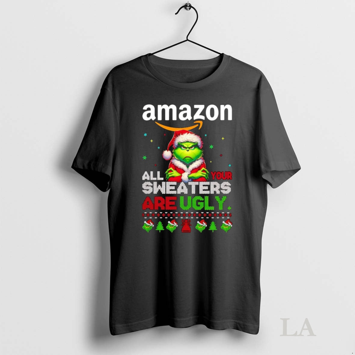 Original Grinch Amazon All Your Sweaters Are Ugly Christmas T-Shirts, Hoodie, Sweatshirt | InkNestWear.com