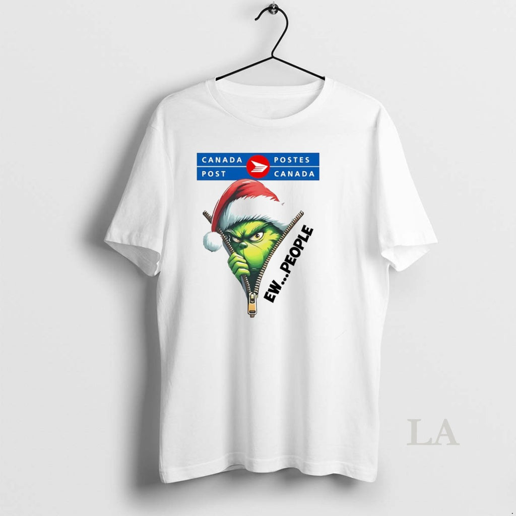 Original Grinch Canada Post Ew People Christmas T-Shirts, Hoodie, Sweatshirt | InkNestWear.com