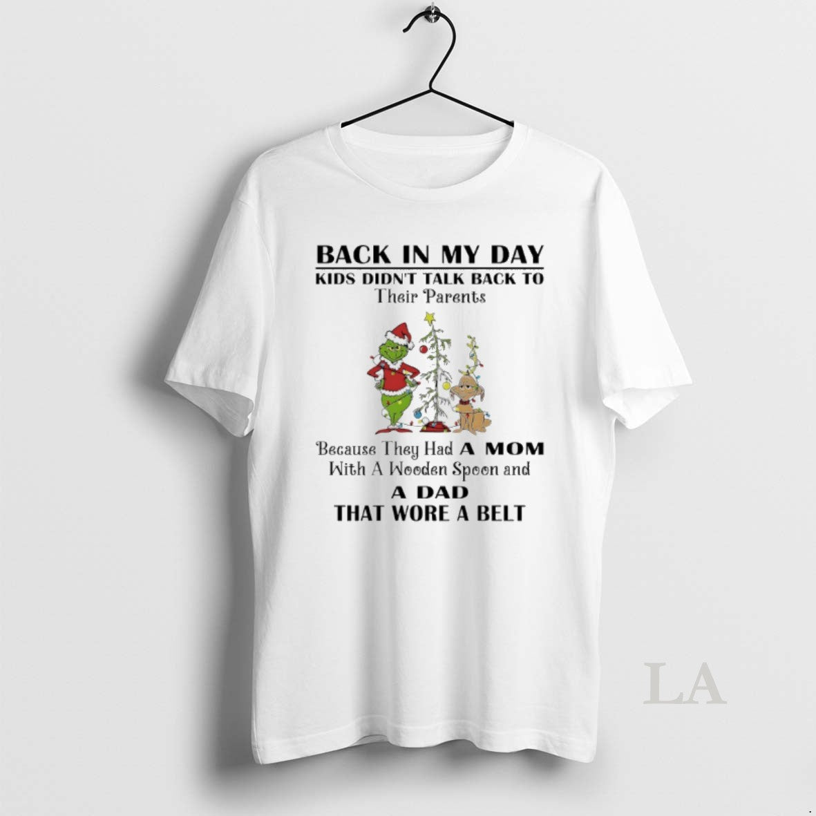 Original Grinch Christmas 2025 Back In My Day Kids Didnt Talk Back To Their Parents T-Shirts, Hoodie, Sweatshirt