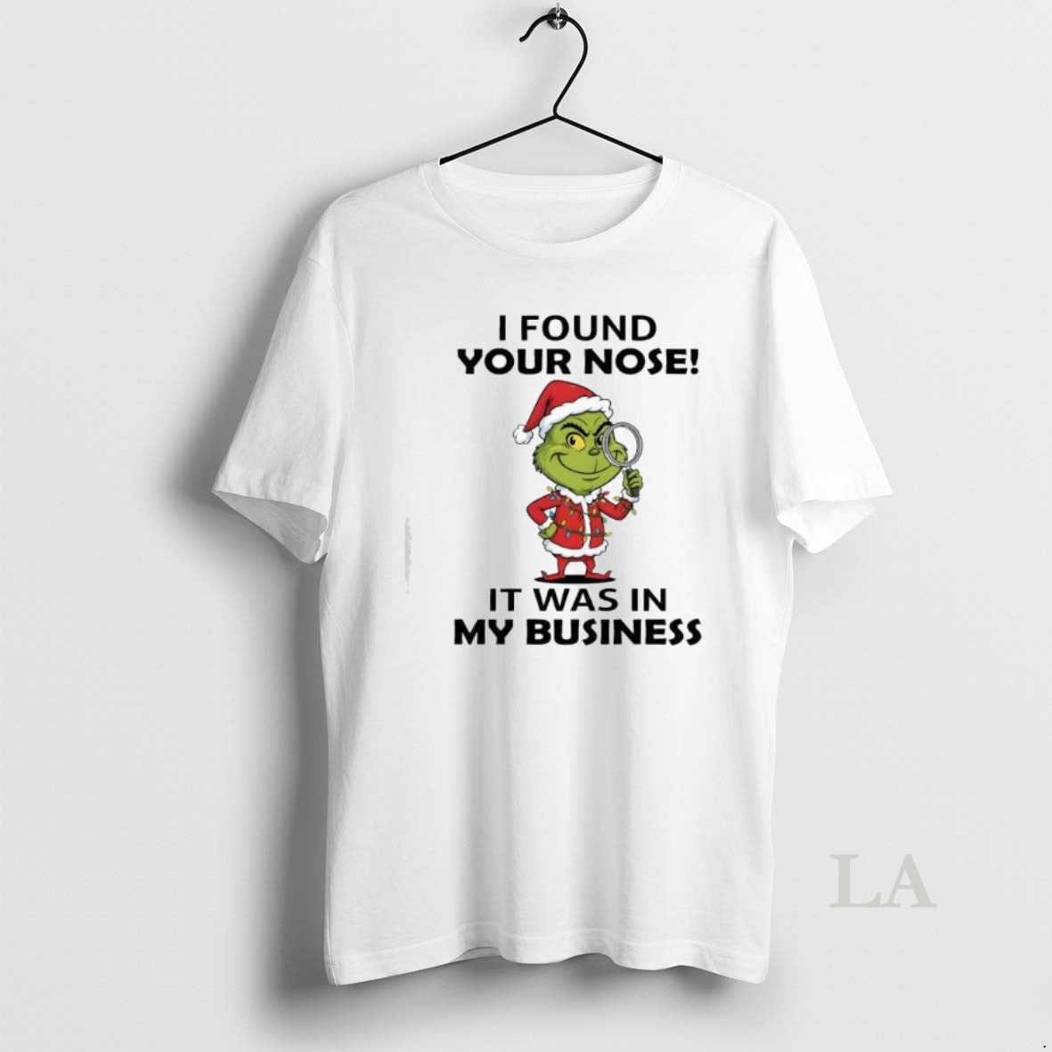 Original Grinch Christmas Found Your Nose It Was In My Business T-Shirts, Hoodie, Sweatshirt | InkNestWear.com