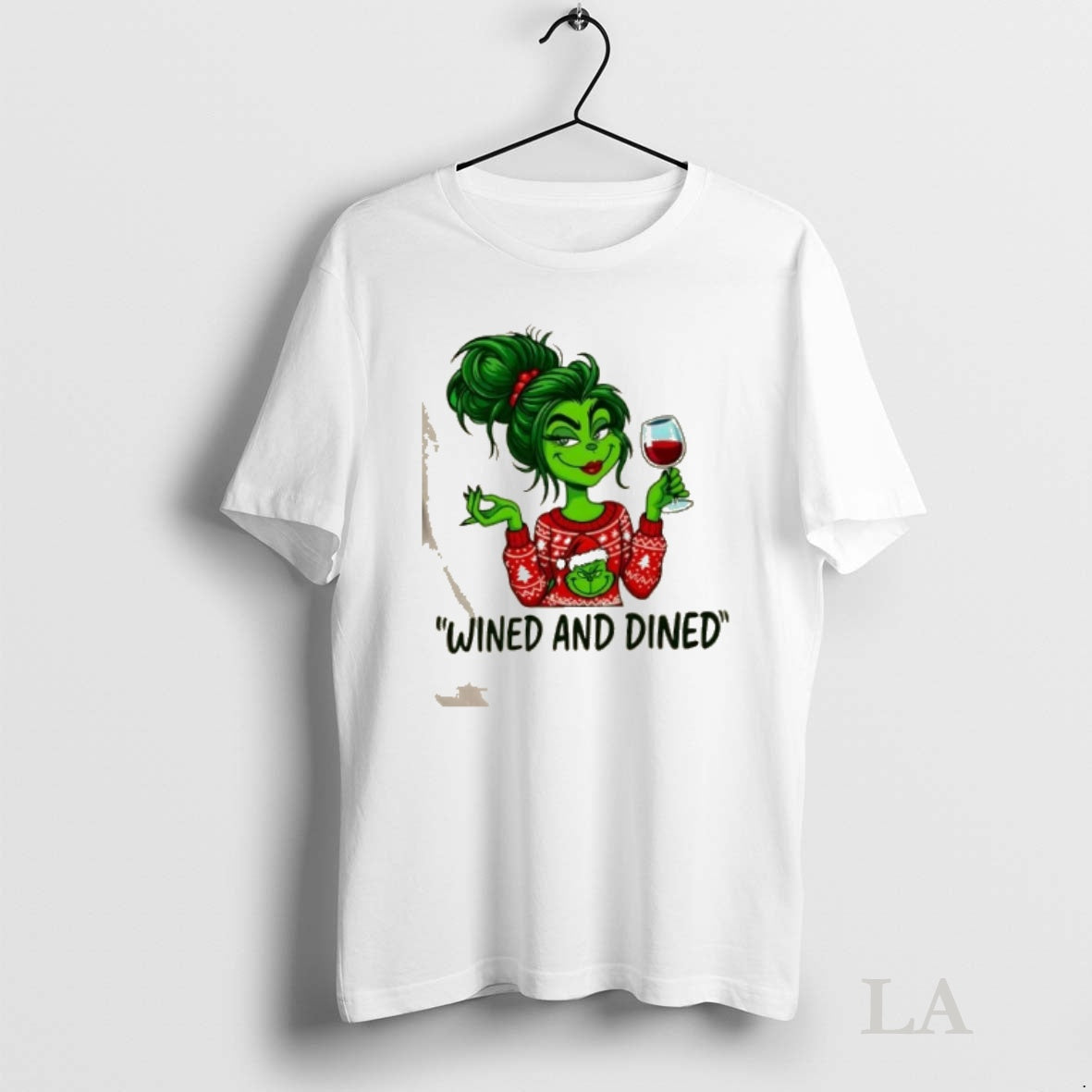 Original Grinch Girl Wined Dined T-Shirts, Hoodie, Sweatshirt